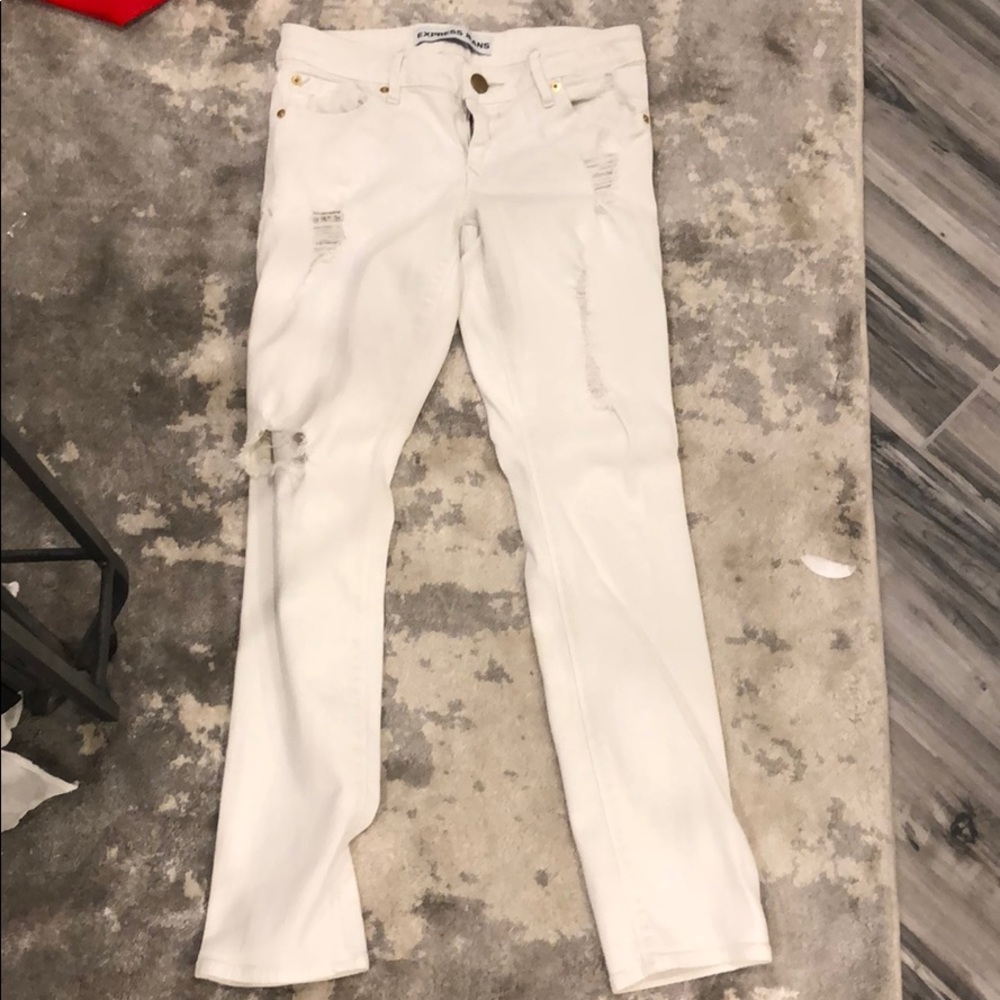 White express cropped jeans